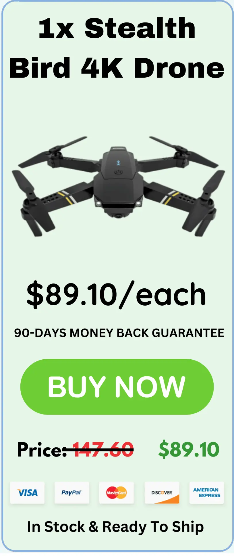 Stealth Bird 4K Drone price 